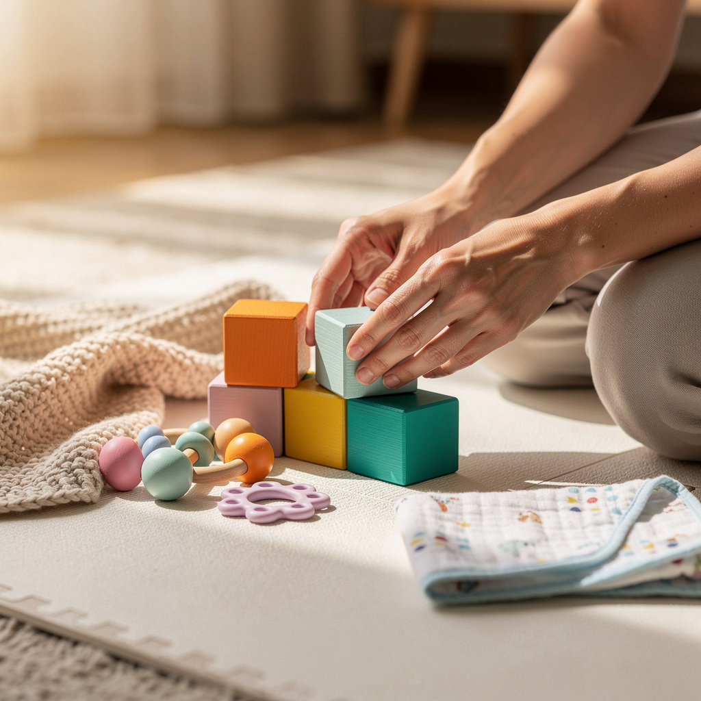 Children learning and playing at Baby Empire Family Daycare in UTC San Diego, showcasing our nurturing environment