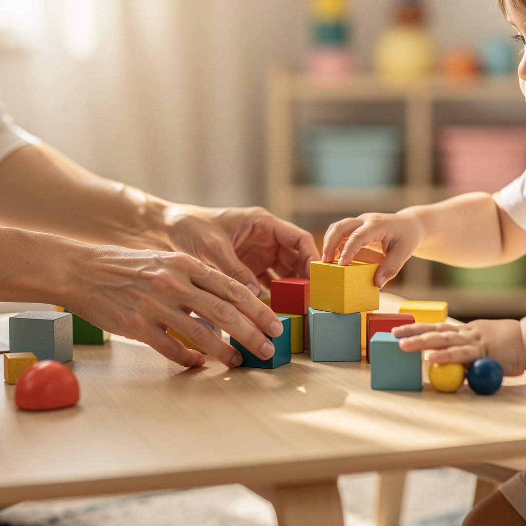 Baby Empire Family Daycare cozy indoor play area in UTC San Diego - nurturing home-like childcare environment